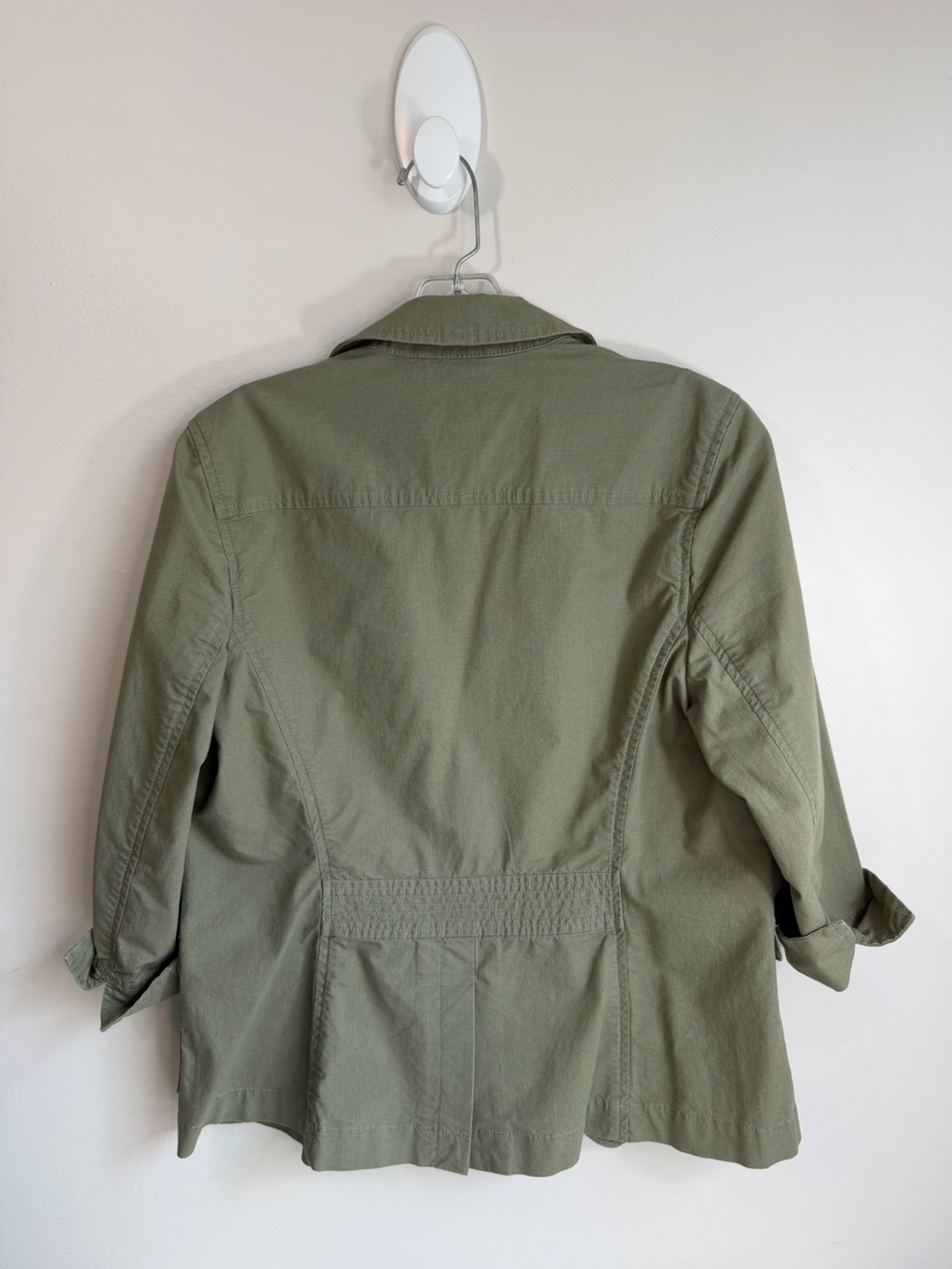 Eddie Bauer Women’s Utility Safari Blazer Jacket Olive/Sage Green Size 6 - Picture 5 of 11